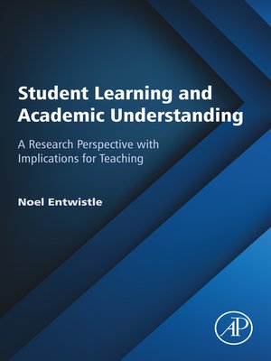 cover image of Student Learning and Academic Understanding